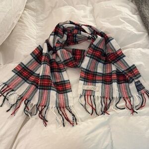 Vintage Marshall Fields plaid Scarf